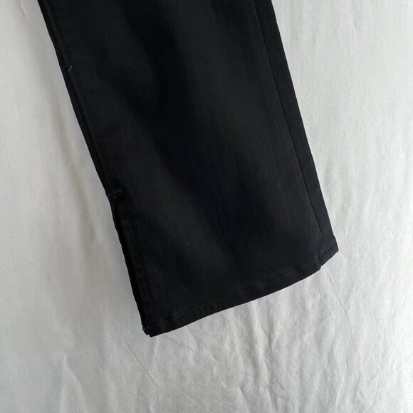 Express Skyscraper Mid-Rise Jeans Women 2R Hyper Stretch Vented Inside Hem Black - Picture 11 of 16